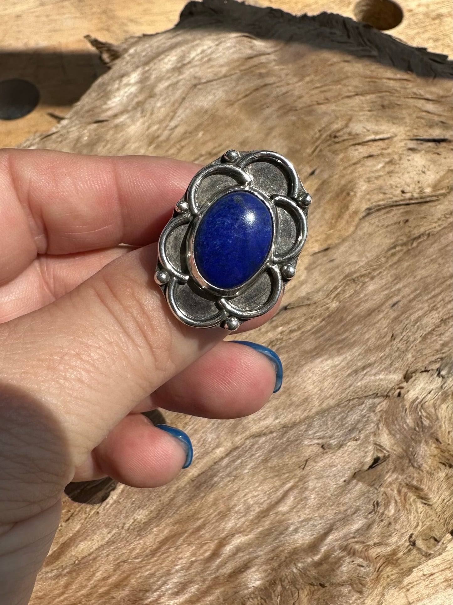 LAPIS LAZULI RING - SIZE 7