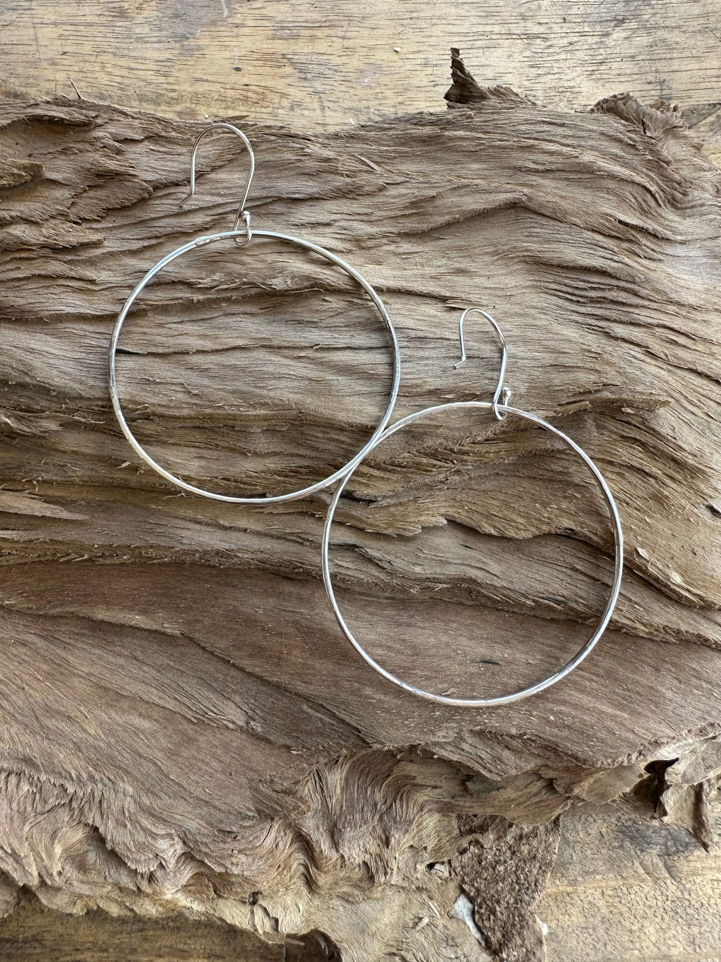 VIVIAN - STERLING SILVER HOOPS